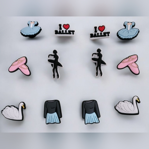 Ballet Croc Charms - Picture 1 of 1